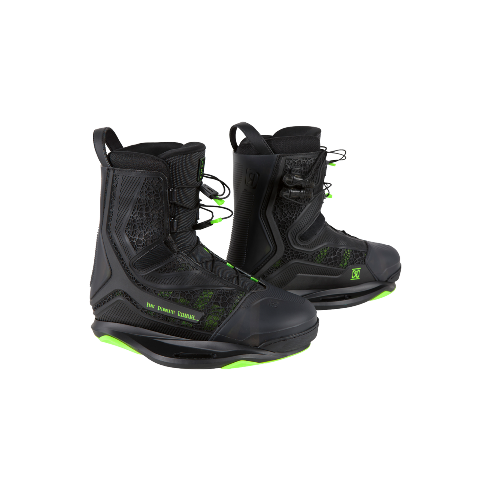 BOOTS WAKEBOARD RONIX RXT BLACK/GREEN - LEGATURI WAKEBOARD